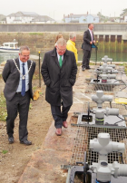 05 - Leader of Cornwall Council and Hayle Mayor. — with Nick Farrar and John Pollard